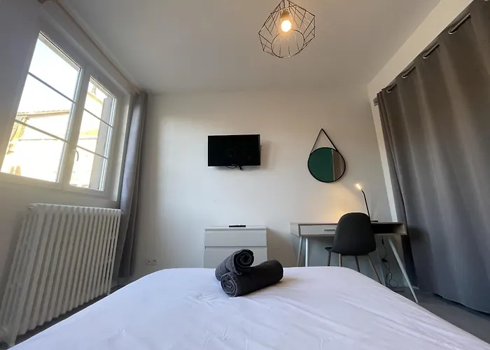 公寓 The Central's Pearl - Centre - 6p - Reve Au Mans 勒芒